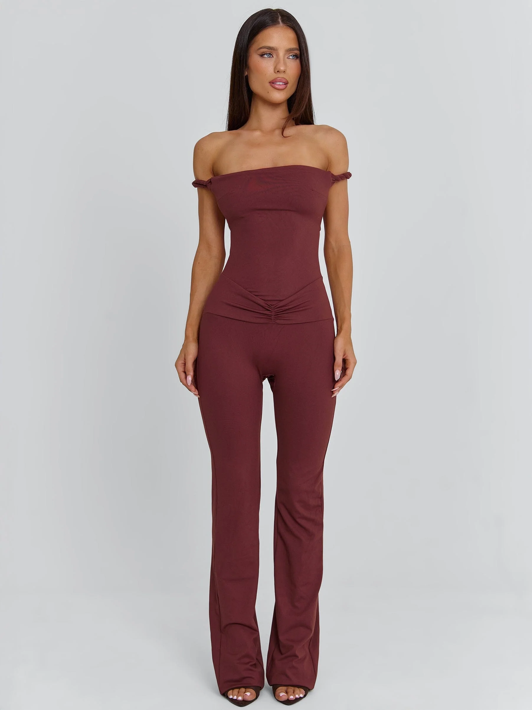 POSEY JUMPSUIT DARK MAUVE